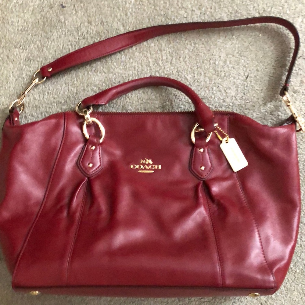 Coach Red Satchel